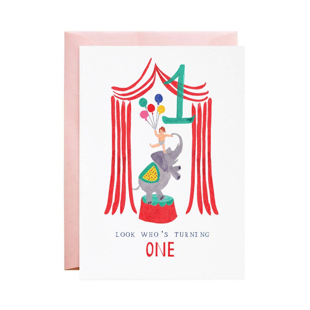 Mr. Boddington's Studio - One Ellie Elephant - Greeting Card