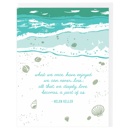 Smudge Ink - Deeply Love Quote Sympathy Card