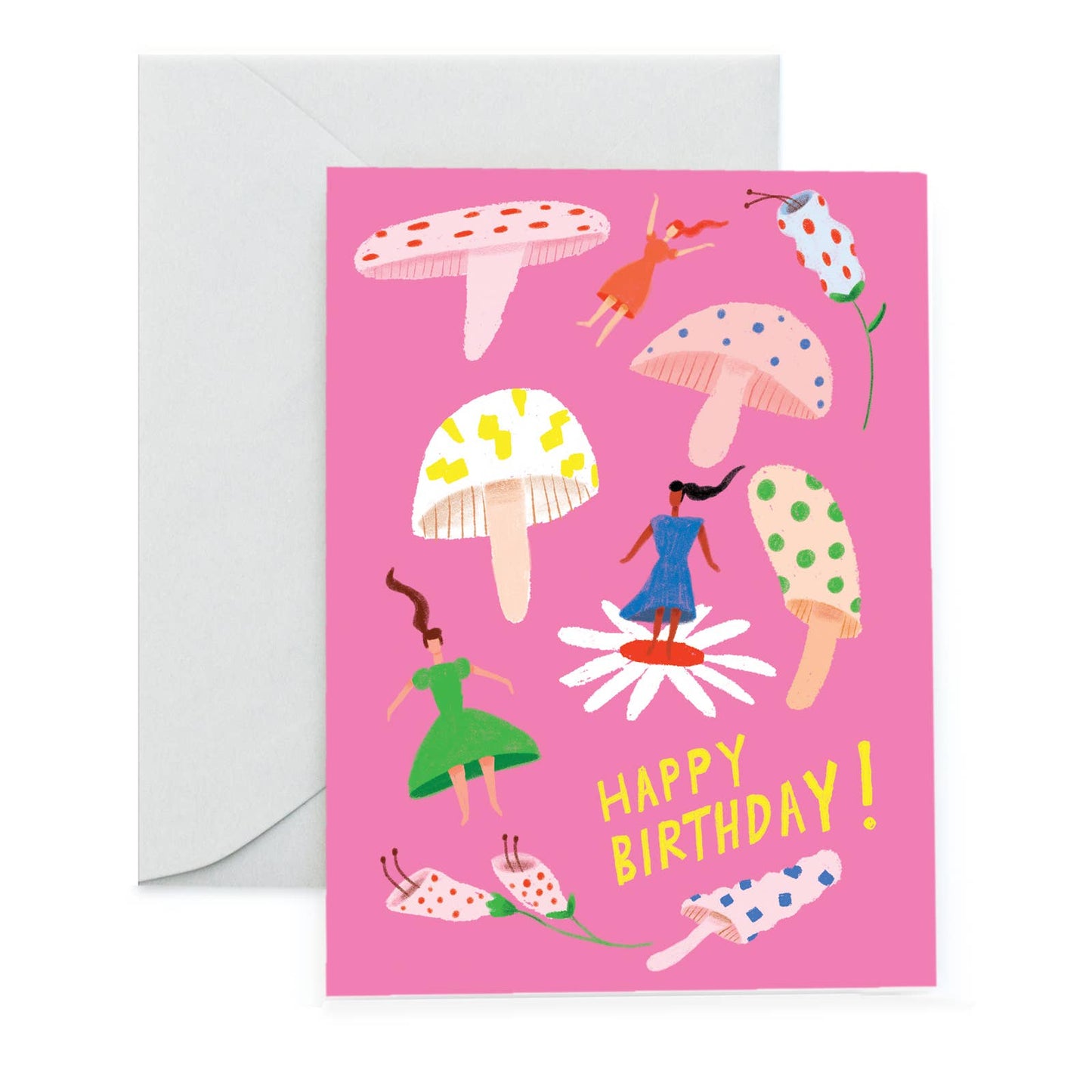 Carolyn Suzuki - FUN WITH FUNGI - Birthday Card