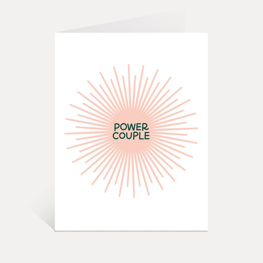 Just Follow Your Art - Power Couple Card | Anniversary Cards, Wedding Guest Gift