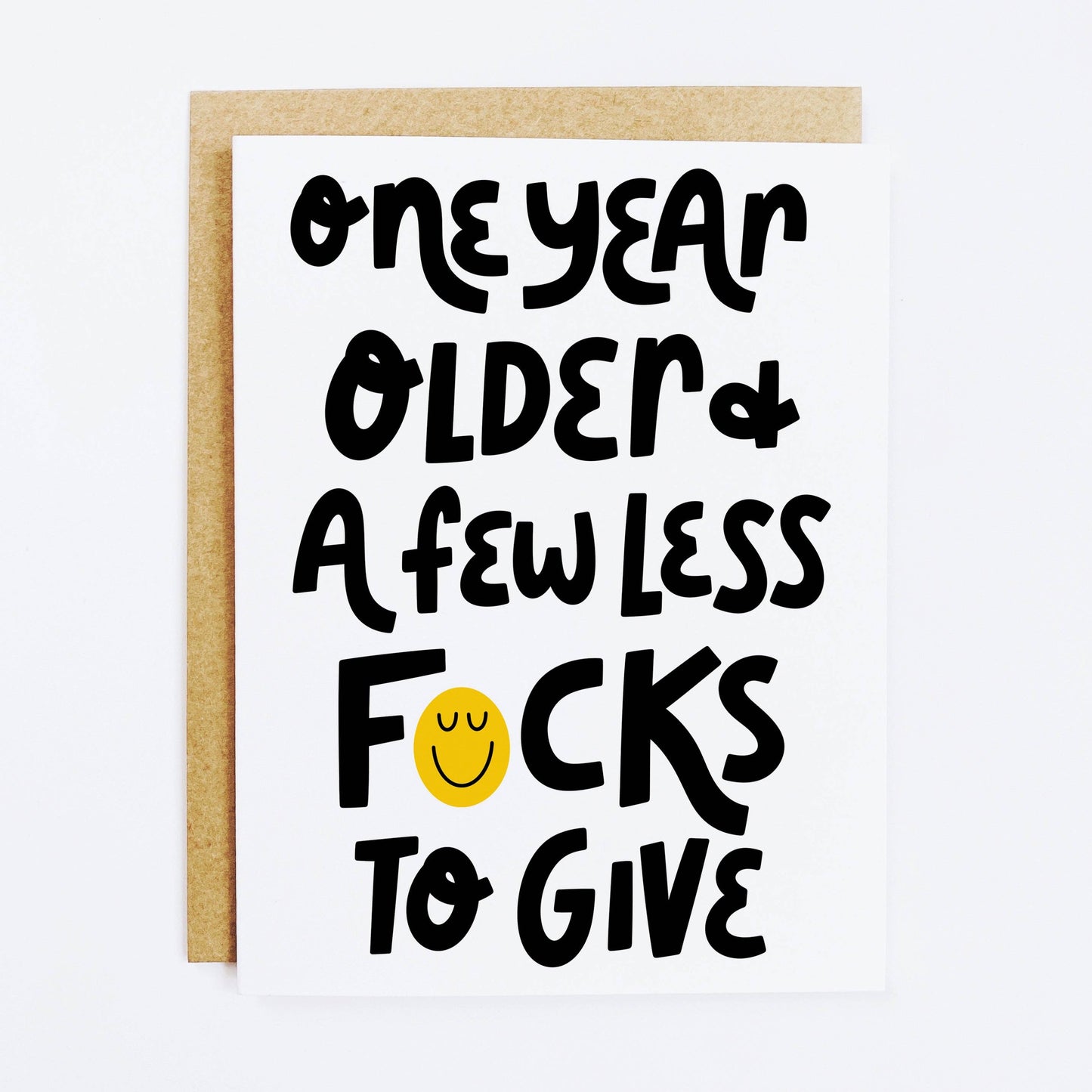 K+S Design Co. - Less F*cks Birthday Card