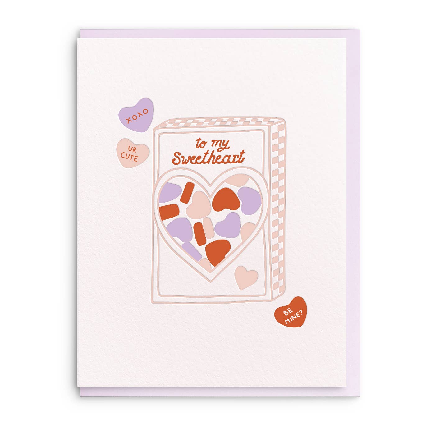 Dahlia Press - Sweetheart - Letterpress Valentine Greeting