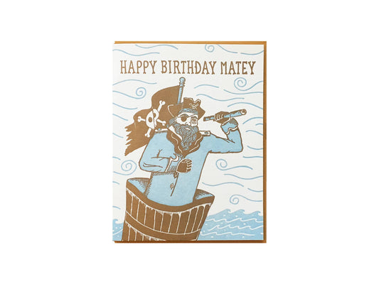 Noteworthy Paper & Press - Pirate Birthday Card