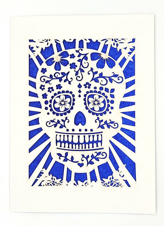 two hermanas - Sugar Skull: Dark Blue, A2