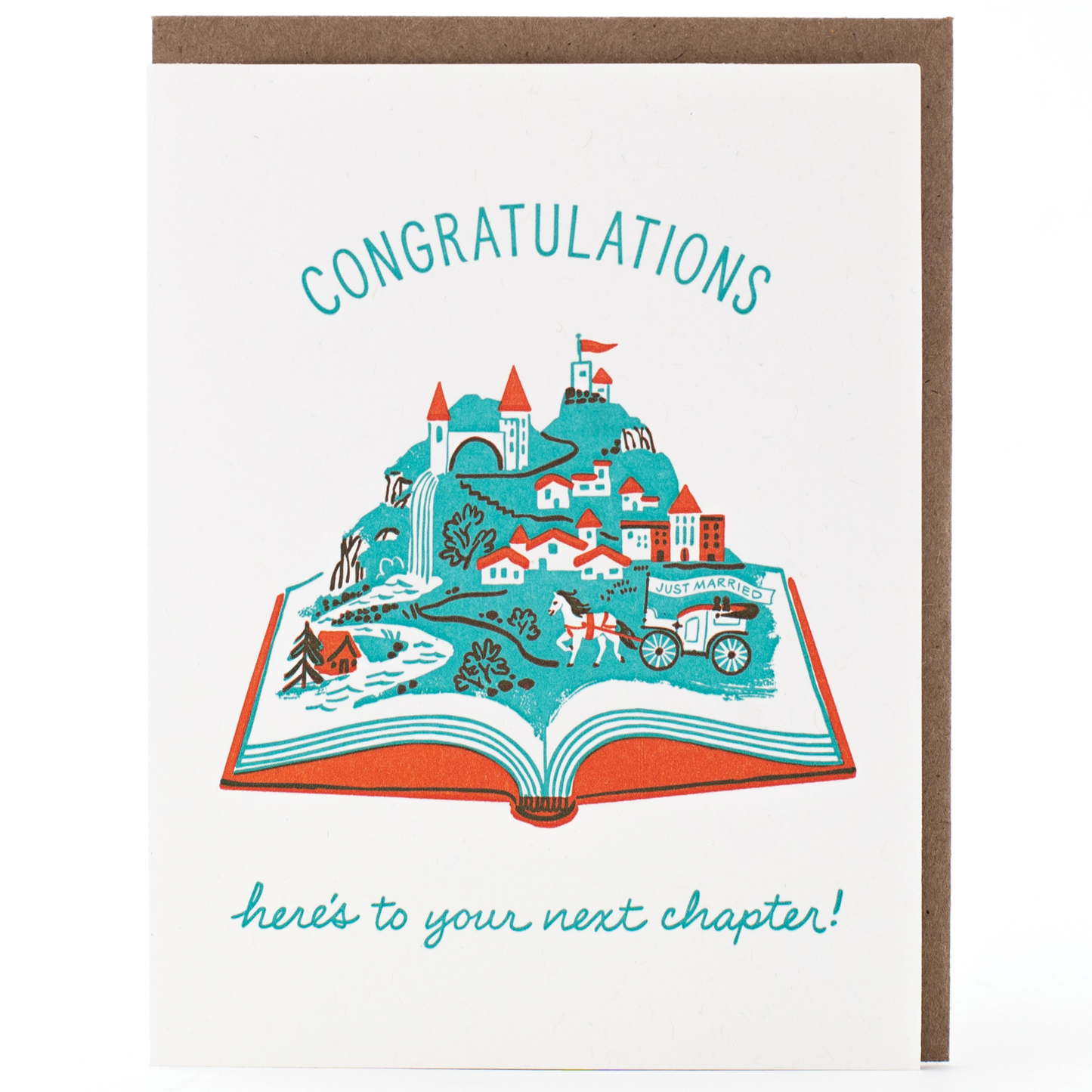 Smudge Ink - Storybook Wedding Card