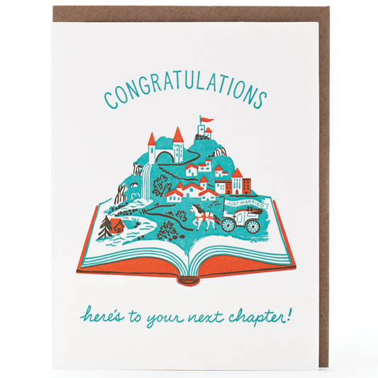 Smudge Ink - Storybook Wedding Card