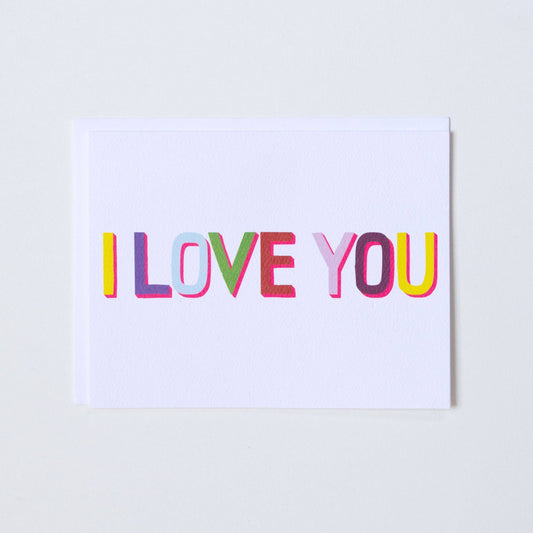 Banquet - Multi-coloured with Neon I Love You