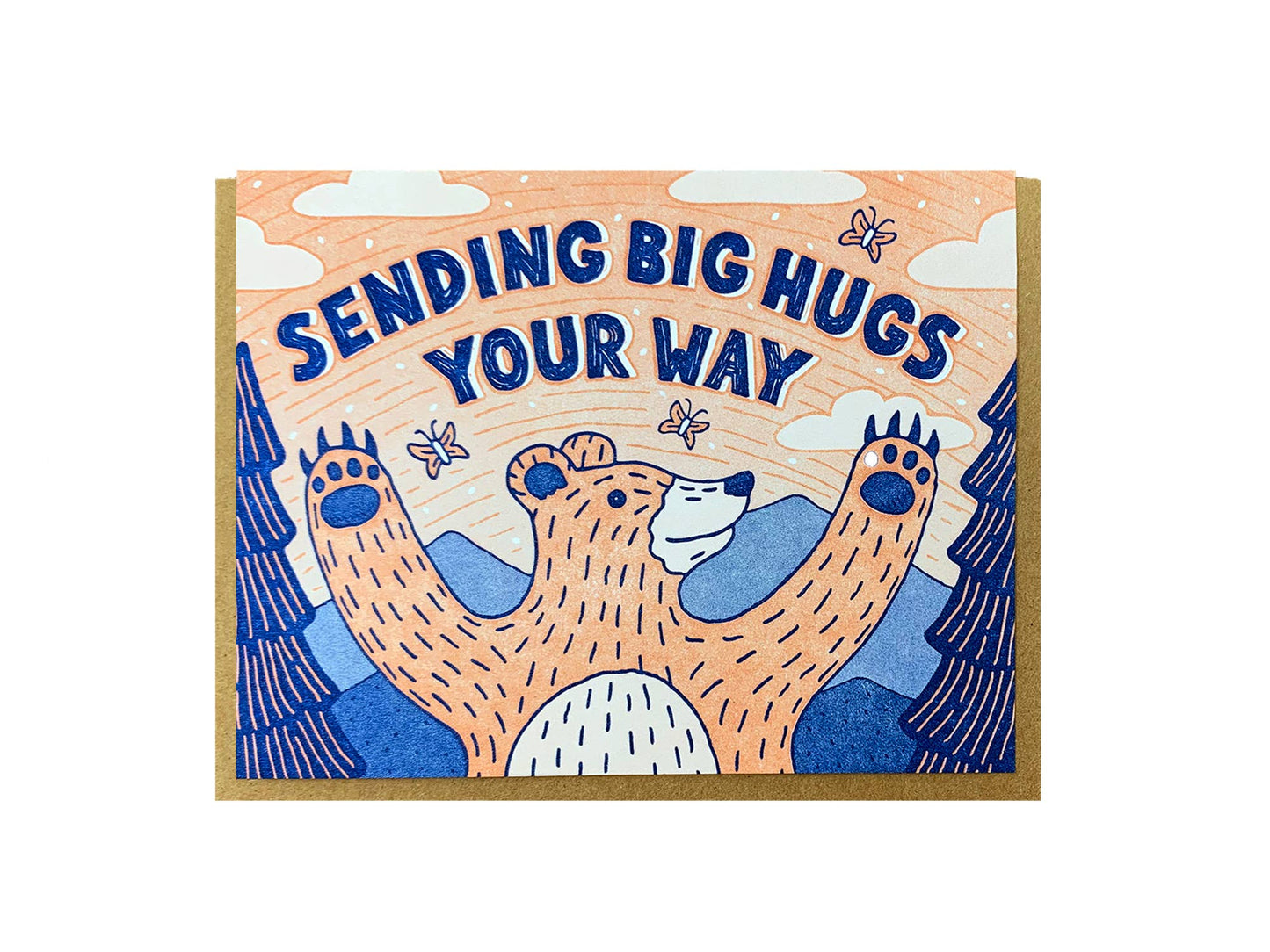 Noteworthy Paper & Press - Big Hugs Bear Card