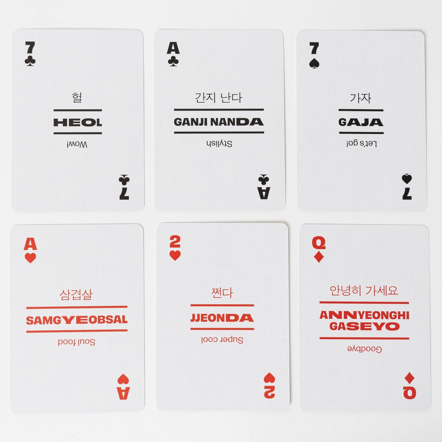 Lingo Playing Cards - Korean Lingo Playing Cards