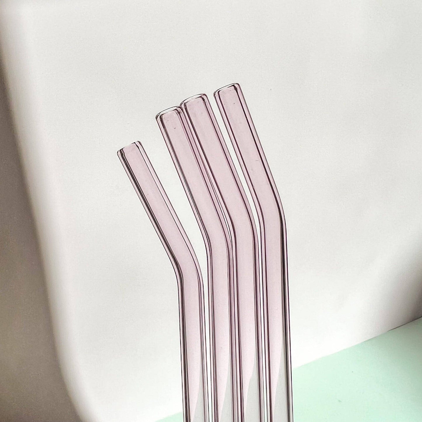 Made by April-Lynn - Pink Glass Straw