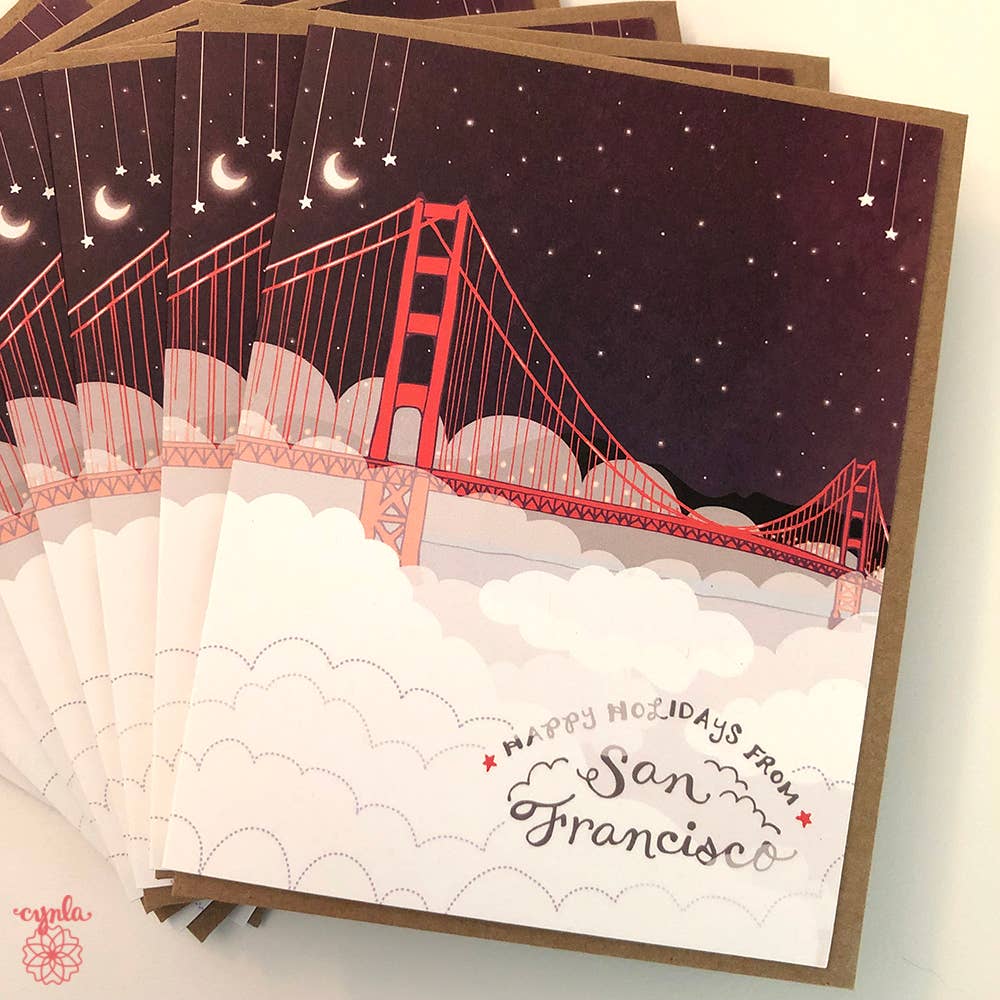 Cynla - San Francisco - Starry Foggy SF Xmas