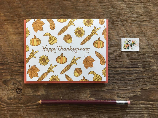 Noteworthy Paper & Press - Happy Thanksgiving Card