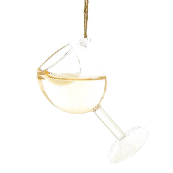 Cody Foster & Co Glass of Chardonnay Ornament