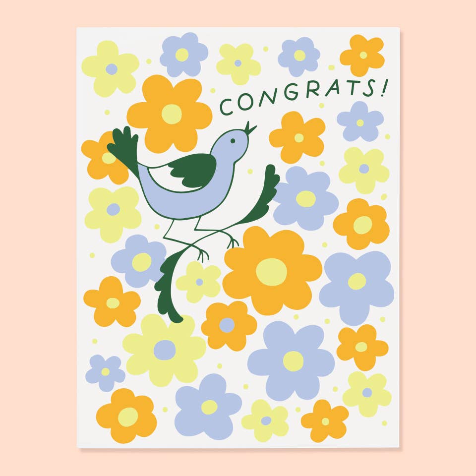 The Good Twin - Bird Congrats Card