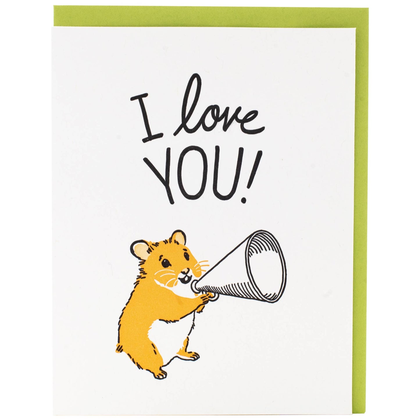 Smudge Ink - Hamster Love Card