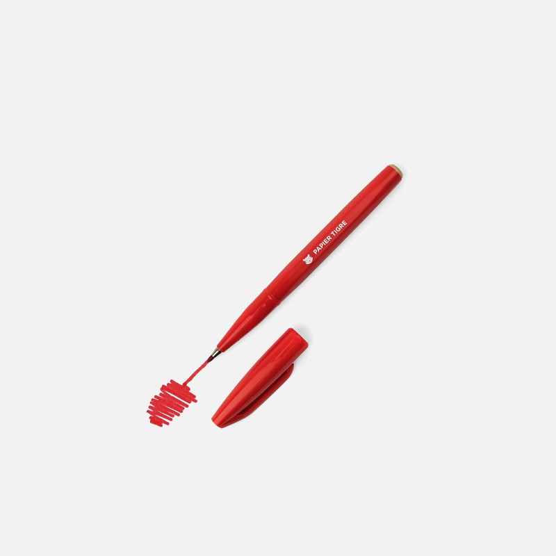 Papier Tigre - Sign Pen - Red - Red Ink