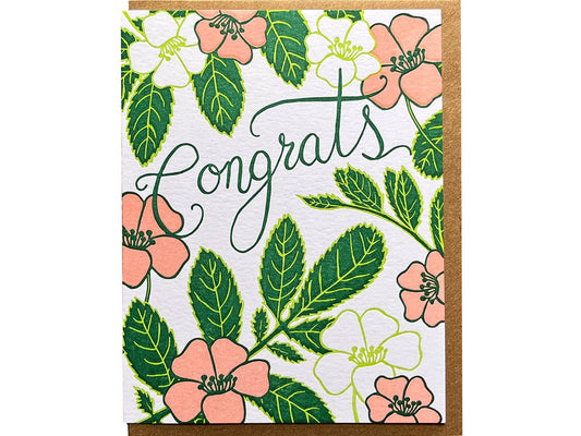 Noteworthy Paper & Press - Congrats Flowers Card