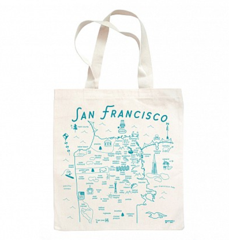 Maptote - San Francisco Grocery Tote – post.script.