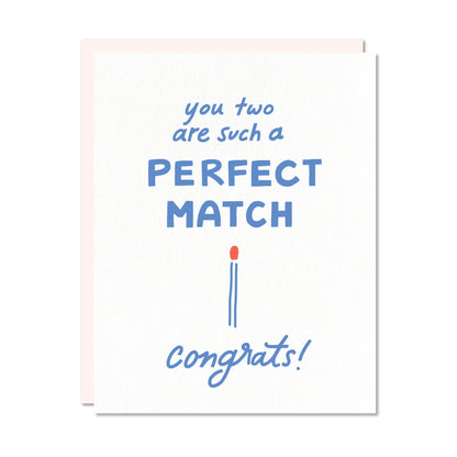 Odd Daughter - Perfect Match - Wedding Engagement Card