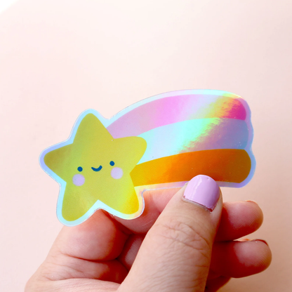 Yay! It's Vica - Holographic Shooting Star Sticker