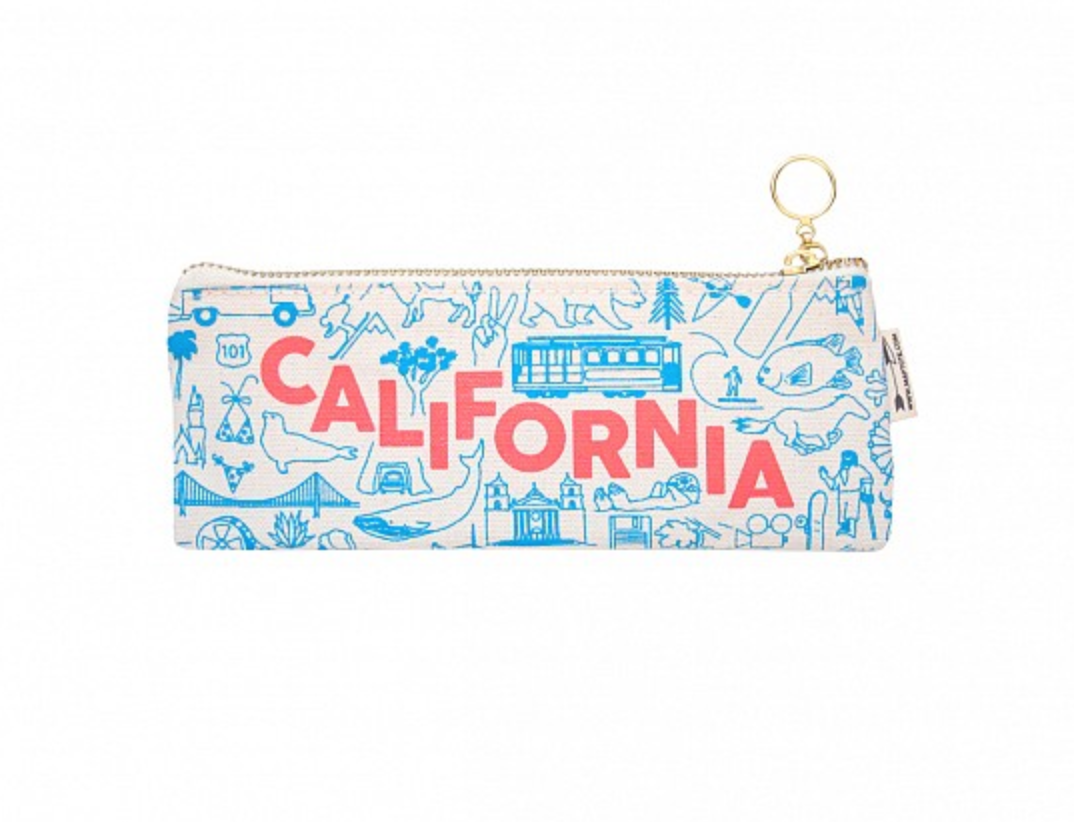 Maptote - California Pencil Pouch Natural