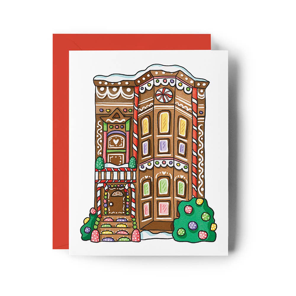 Brenna Daugherty - San Francisco Gingerbread House Holiday Card