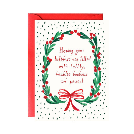 Mr. Boddington's Studio - Bubbly + Bonbons Holiday Greeting Card