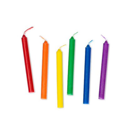 GoodLight Natural Candles - Birthday Candles | 12-Count Box: Multi-Color