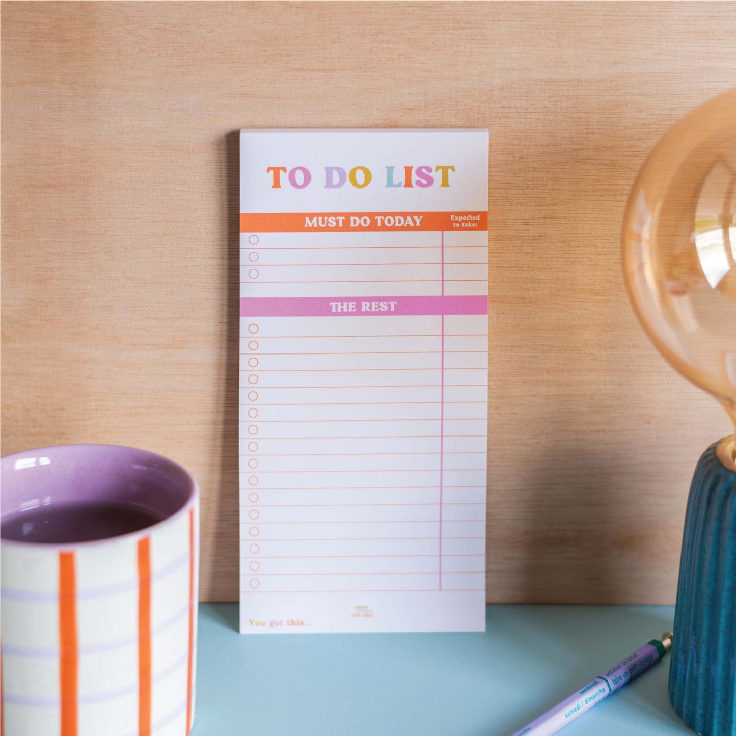 Once Upon a Tuesday - To Do List Pad | You Got This