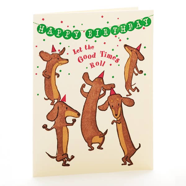 Ilee Papergoods - Dogs Party Birthday Notecard