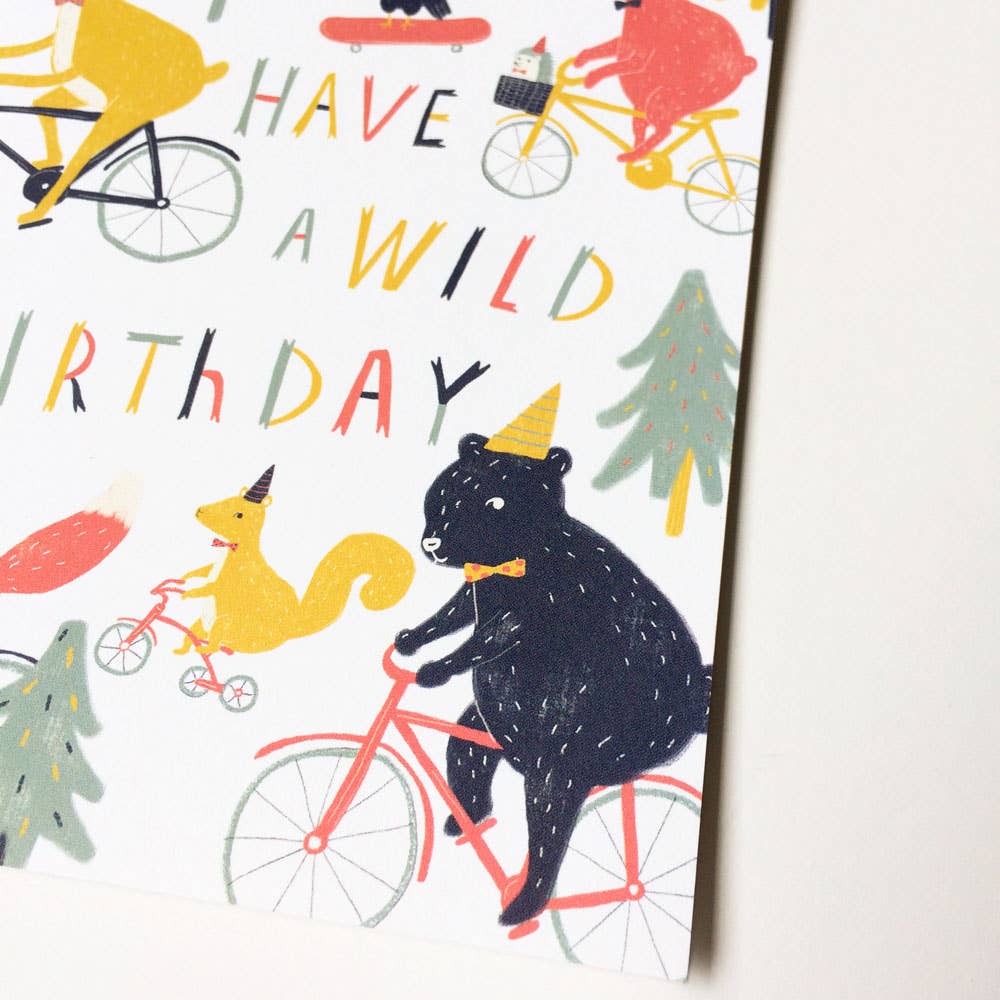 Honeyberry Studios - Have a Wild Birthday Greeting Card