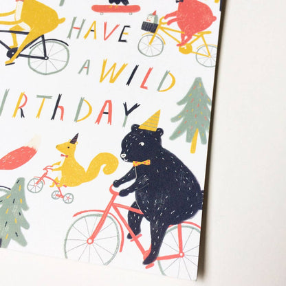 Honeyberry Studios - Have a Wild Birthday Greeting Card