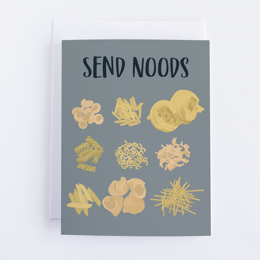Bean Horse Car - Send Noods Greeting Card