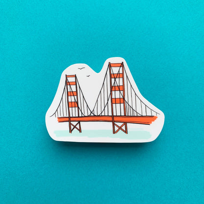 Maison Chanamon - Golden Gate Bridge San Francisco Sticker