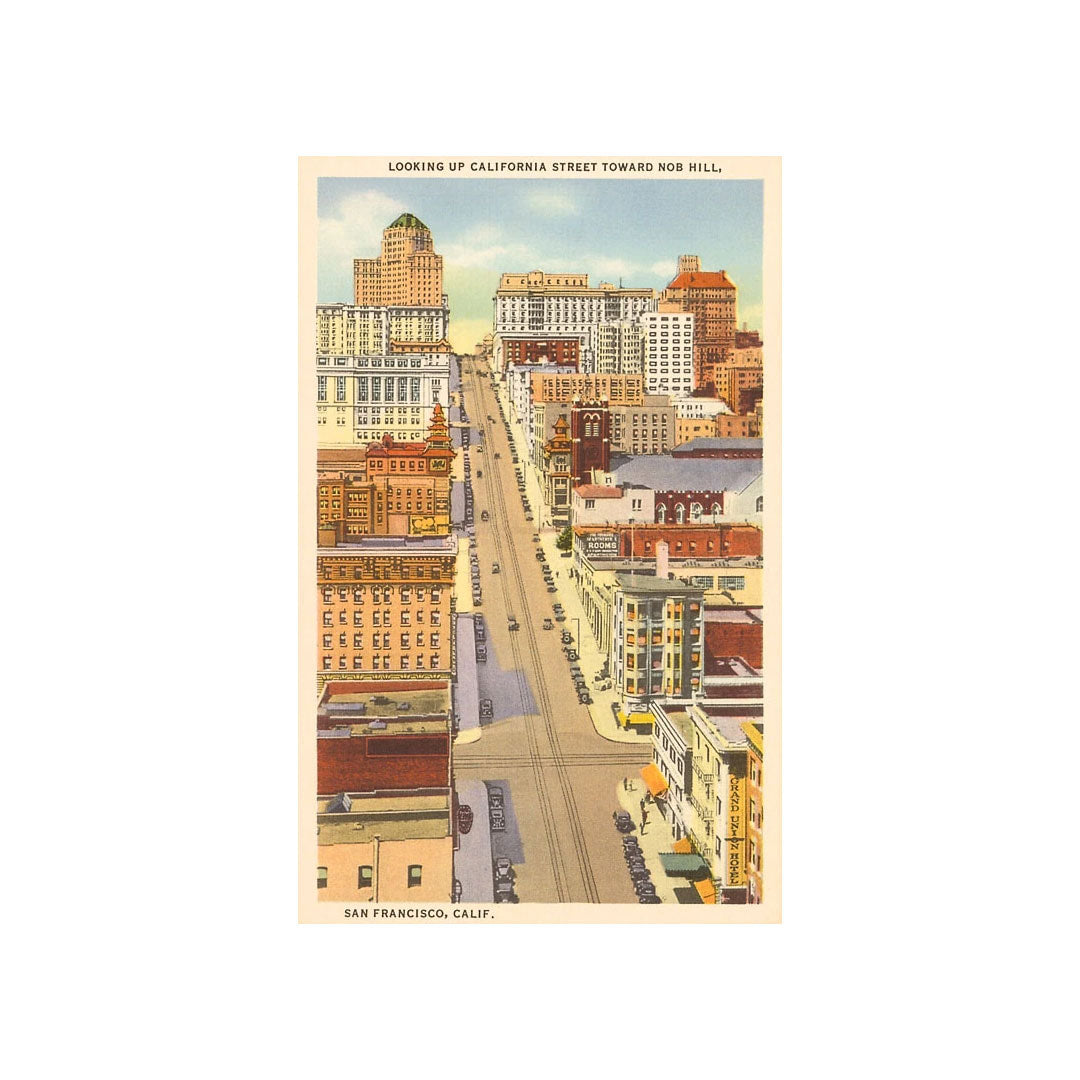 Found - Nob Hill Postcard   SF-189