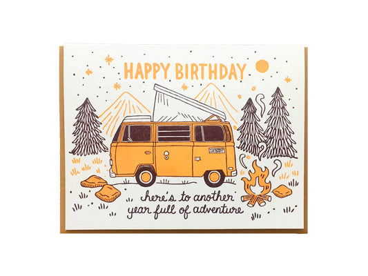 Noteworthy Paper & Press - Birthday Camper Card