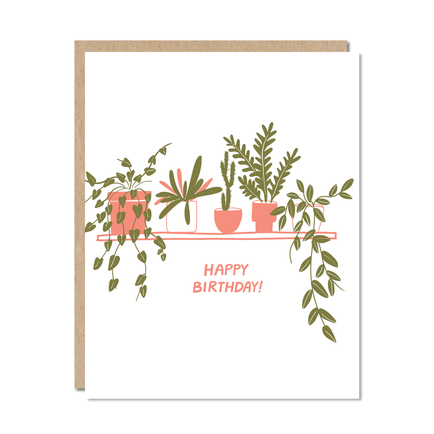 Odd Daughter - Plant Wall - Birthday Card