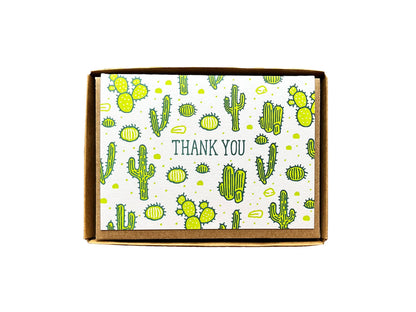 Noteworthy Paper - Cactus Thank You Card: Boxed Set of 6