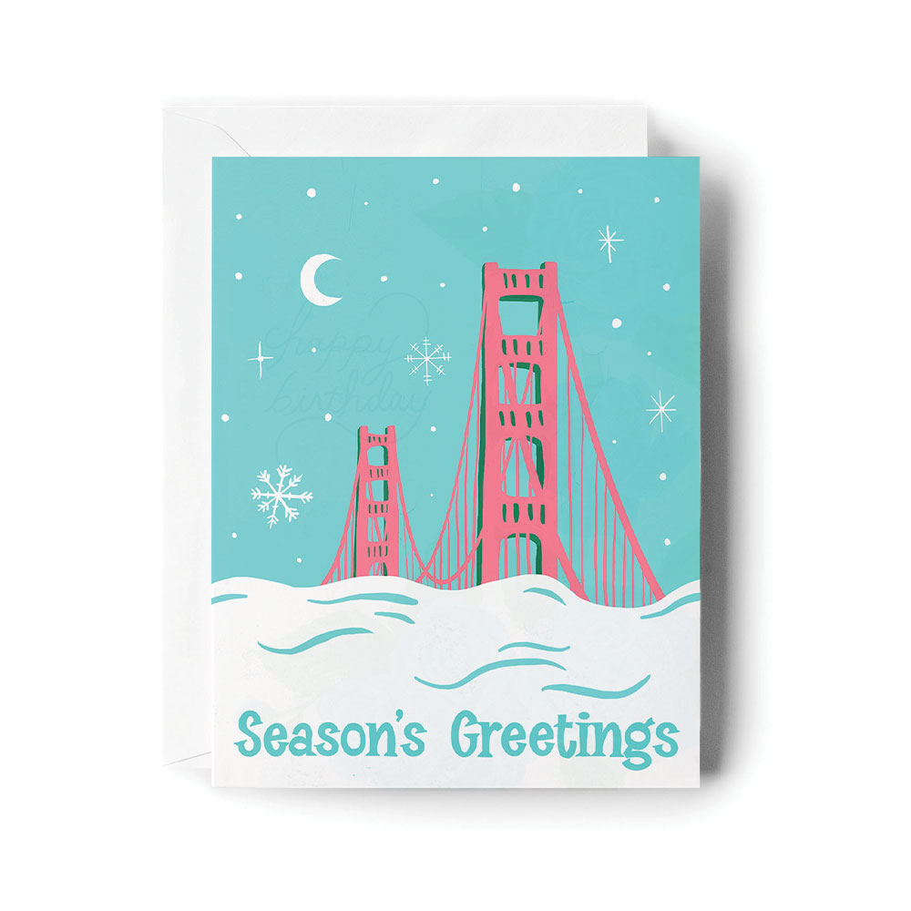 Brenna Daugherty - San Francisco Holiday Card