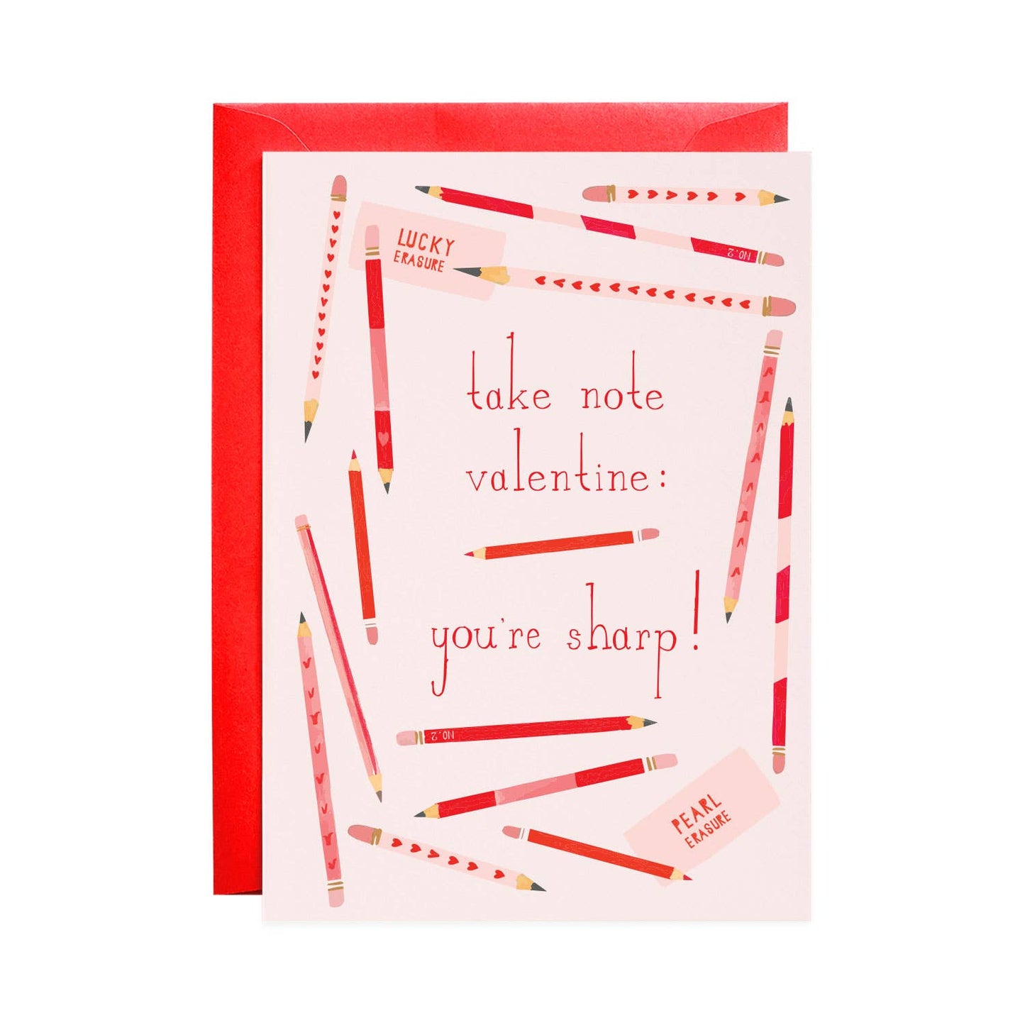 Mr. Boddington's Studio - Pencil Me In- Valentine Greeting Card