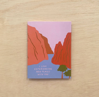 Odd Daughter - New Places - Love + Anniversary Card