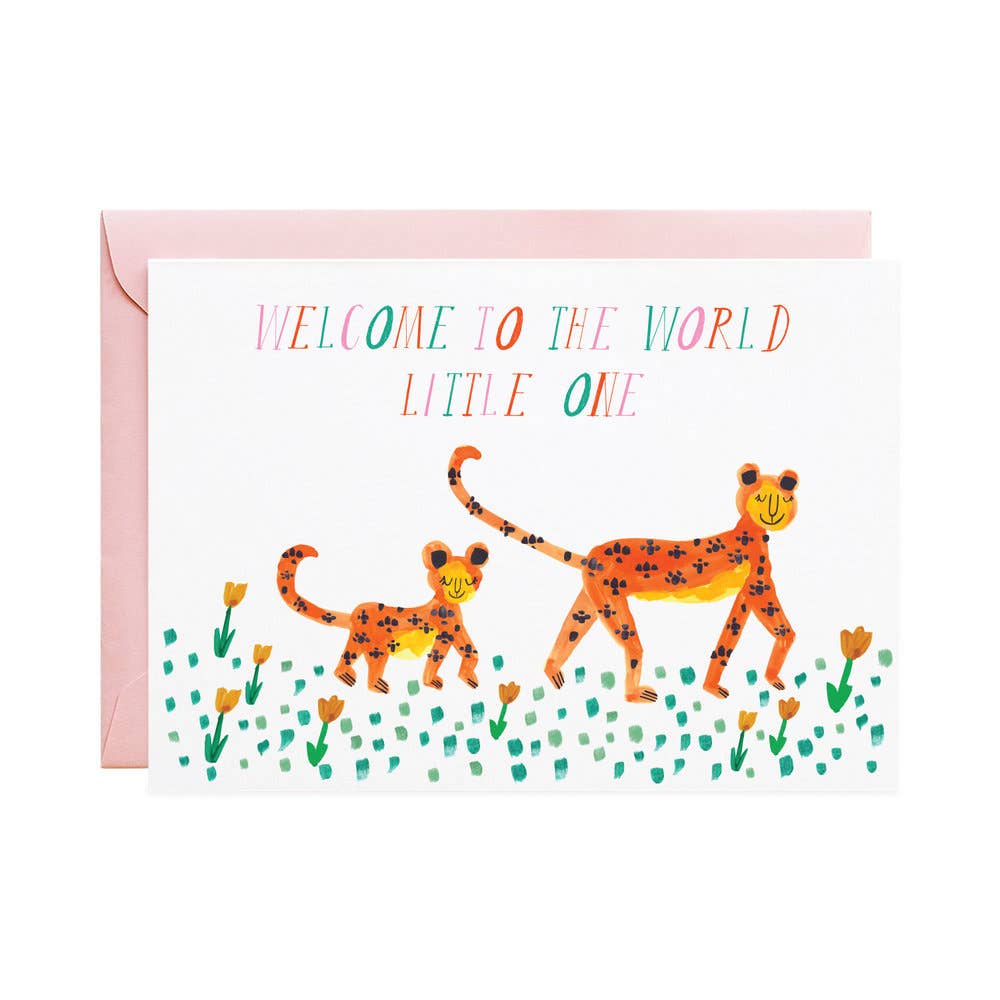 Mr. Boddington's Studio - Mummy Leopard - Greeting Card