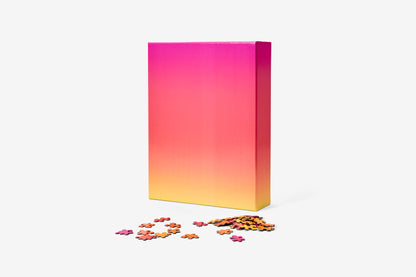 Areaware - Gradient Puzzle (L) - 1000 pieces - (Pink/Yellow)