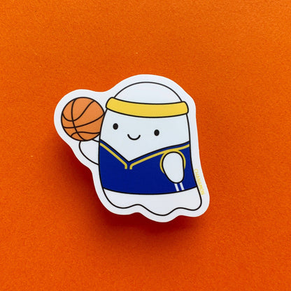 Maison Chanamon - Warriors Basketball Ghost Sticker