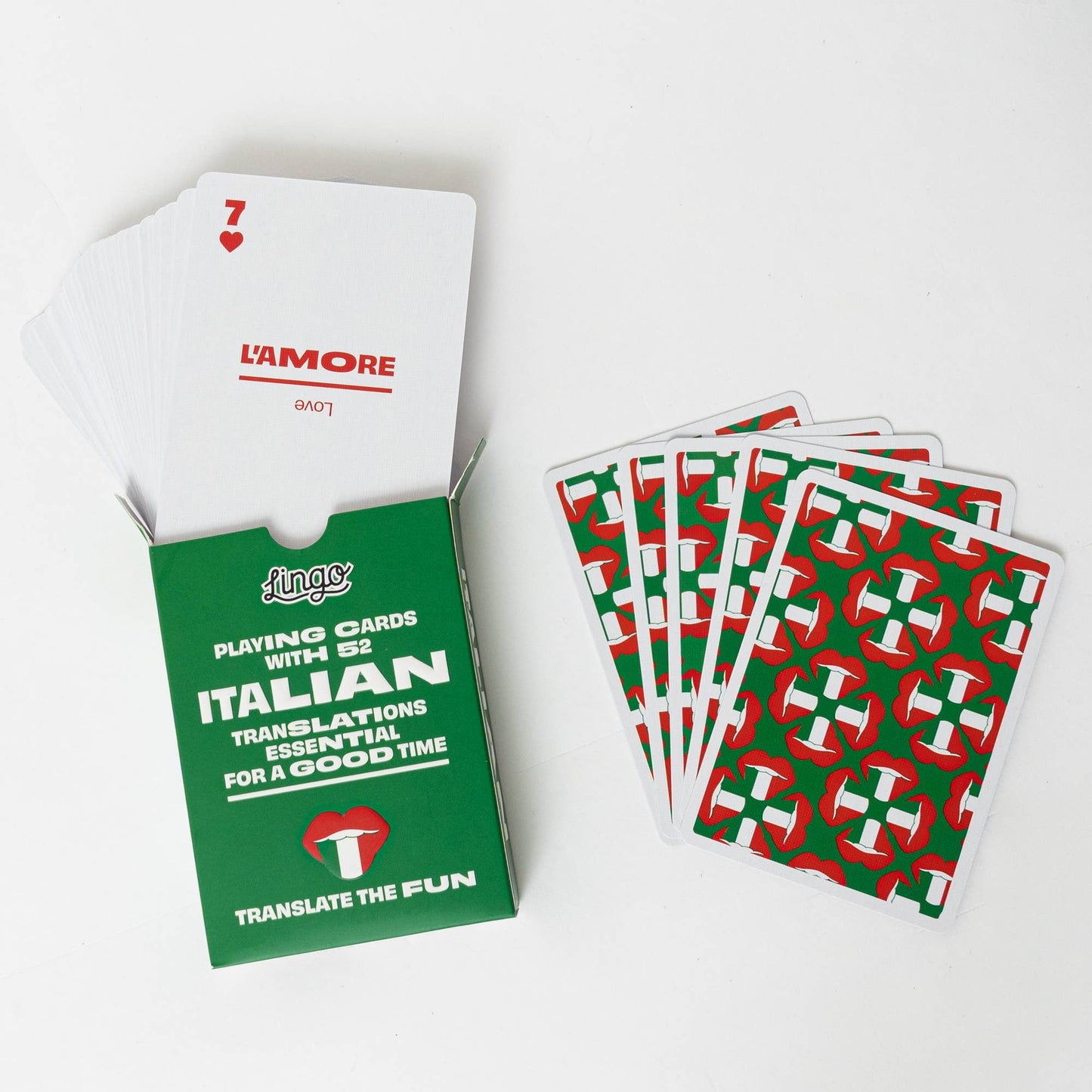 Lingo Playing Cards - Italian Travel Playing Cards