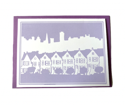 Anne Breedlove - Painted Ladies Card¬† - Purple - A6