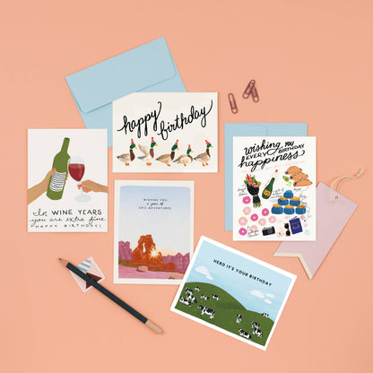 Slightly Stationery - Every Happiness | Birthday Card