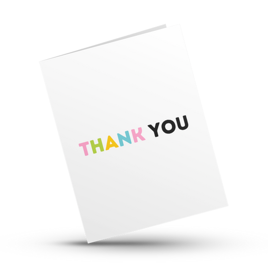 Hustle & Hope - Thank You Card (Multicolored)