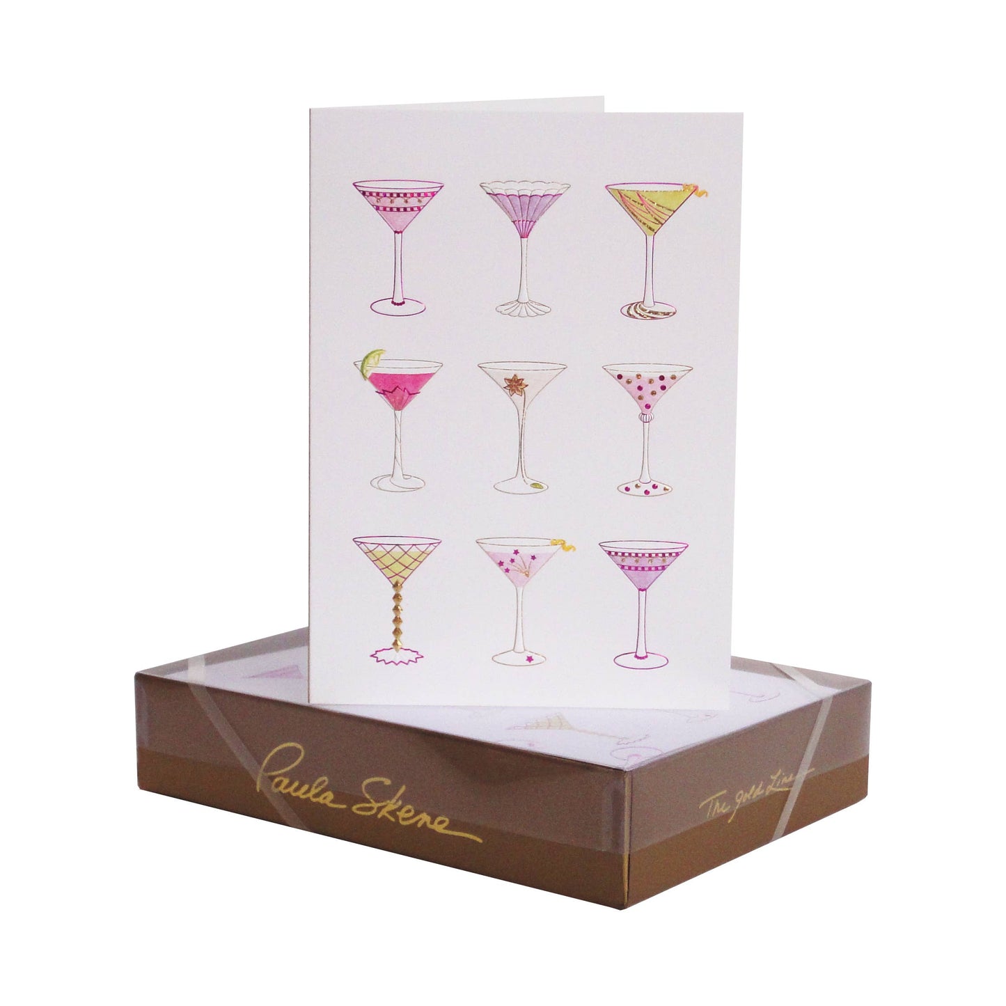 PAULA SKENE DESIGNS - Martini Birthday Card