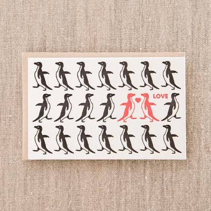 Pike Street Press - Love Penguins Card